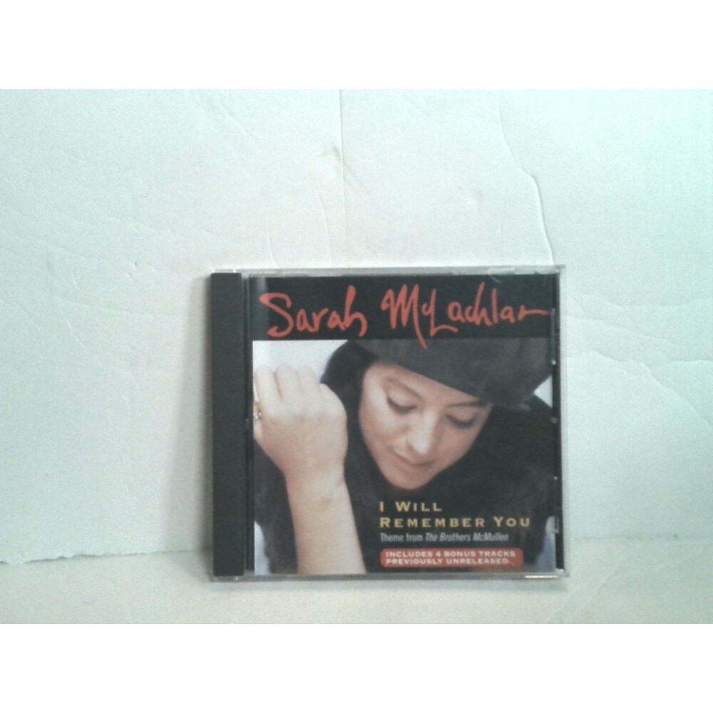 Sarah McLachlan I Will Remember You CD Single Arista Music1995